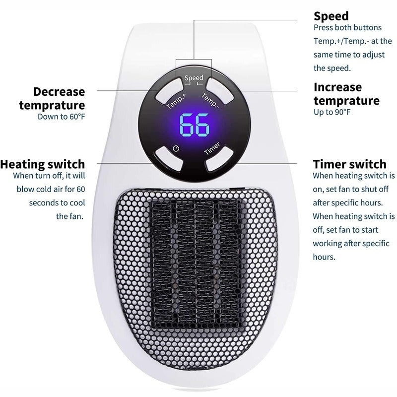 ✅ “Alpha Heat 2X Pack – Mini Plug-in Heater for Instant Warmth”